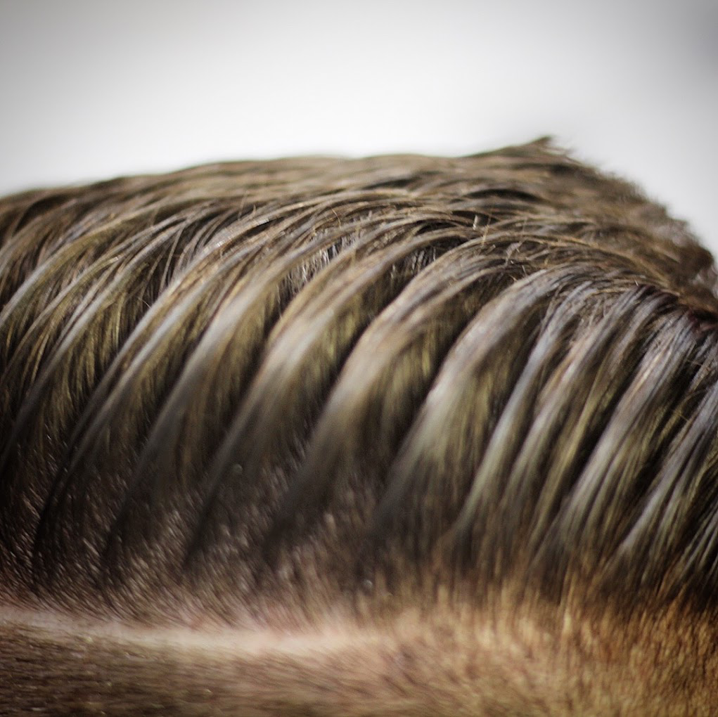 Hair texture close-up